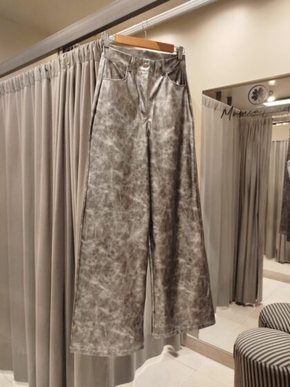 PANT CUERO PLATA